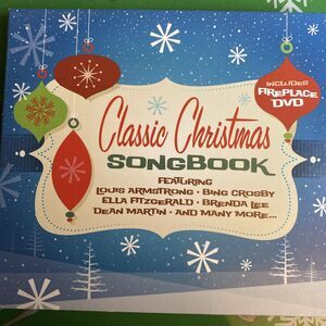 Classic Christmas Songbook CD & DVD Bing Crosby, Dean Martin, Cracklin Fireplace